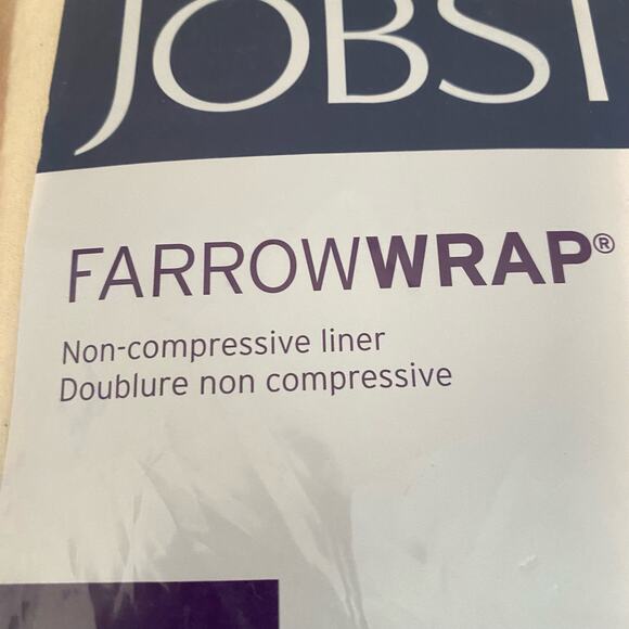 Jobst Farrowwrap Knee High Non Compressive Liner Lrg 76669-04 Soft Terry 3 Pack - Picture 3 of 8